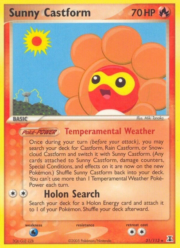 Image for Sunny Castform (31/113) (DS) - Pokemon