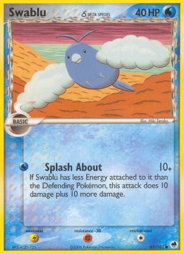 Image for Swablu (Delta Species) (65/101) (DF) - Pokemon
