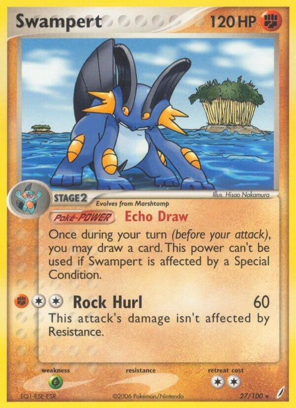 Image for Swampert (27/100) (CG) - Pokemon