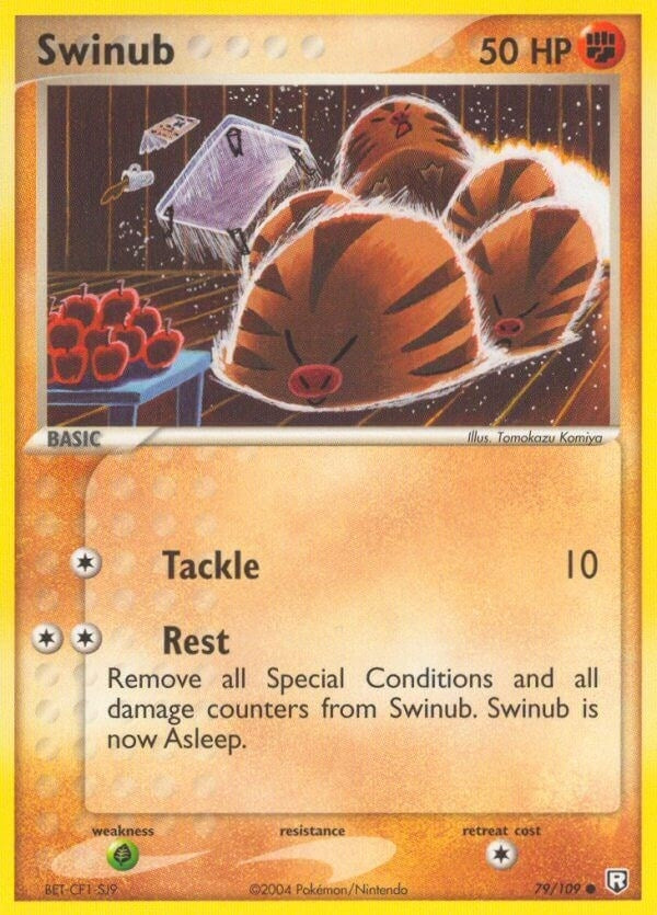 Image for Swinub (79/109) (RR) - Pokemon