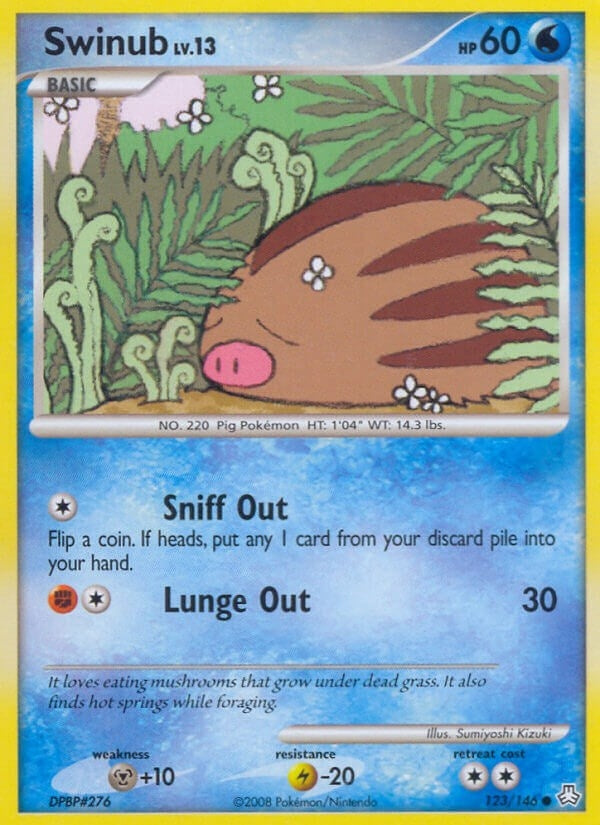 Image for Swinub (123/146) (LA) - Pokemon