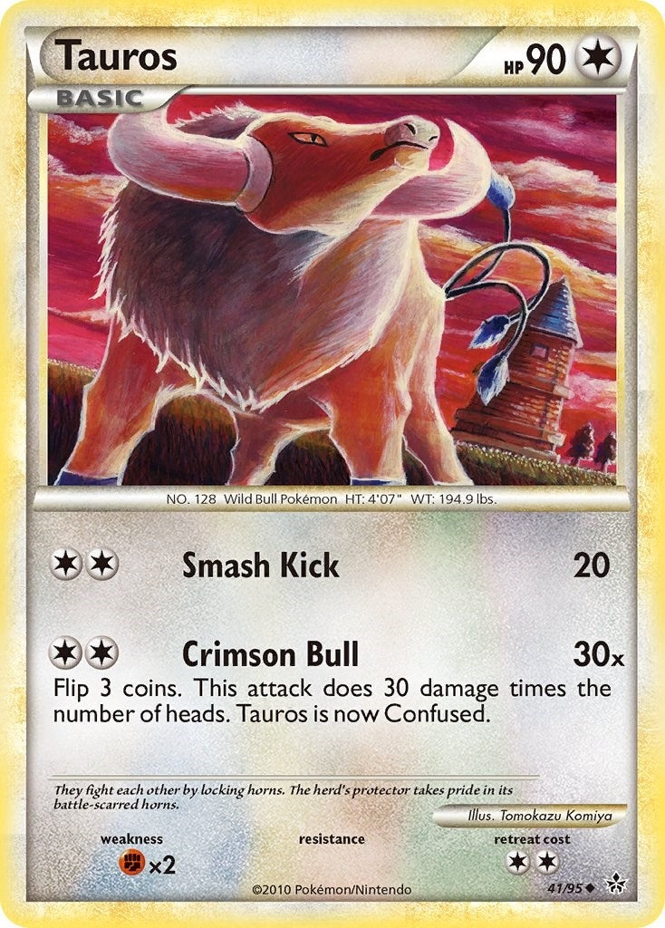 Image for Tauros (41/95) (UL) - Pokemon