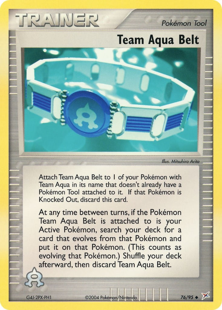Image for Team Aqua Belt (76/95) (MA) - Pokemon