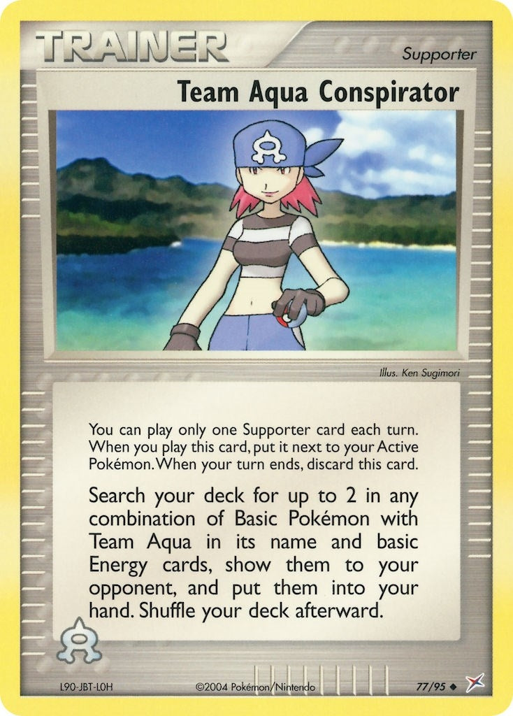 Image for Team Aqua Conspirator (77/95) (MA) - Pokemon