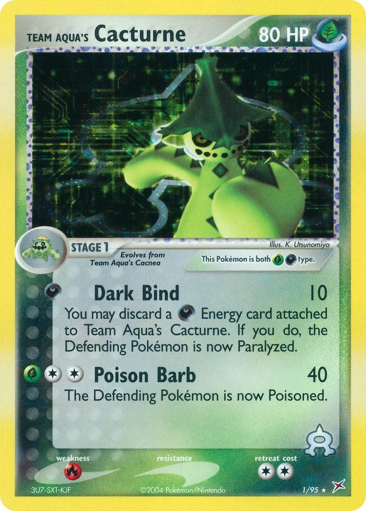 Image for Team Aqua's Cacturne (1/95) (MA) - Pokemon