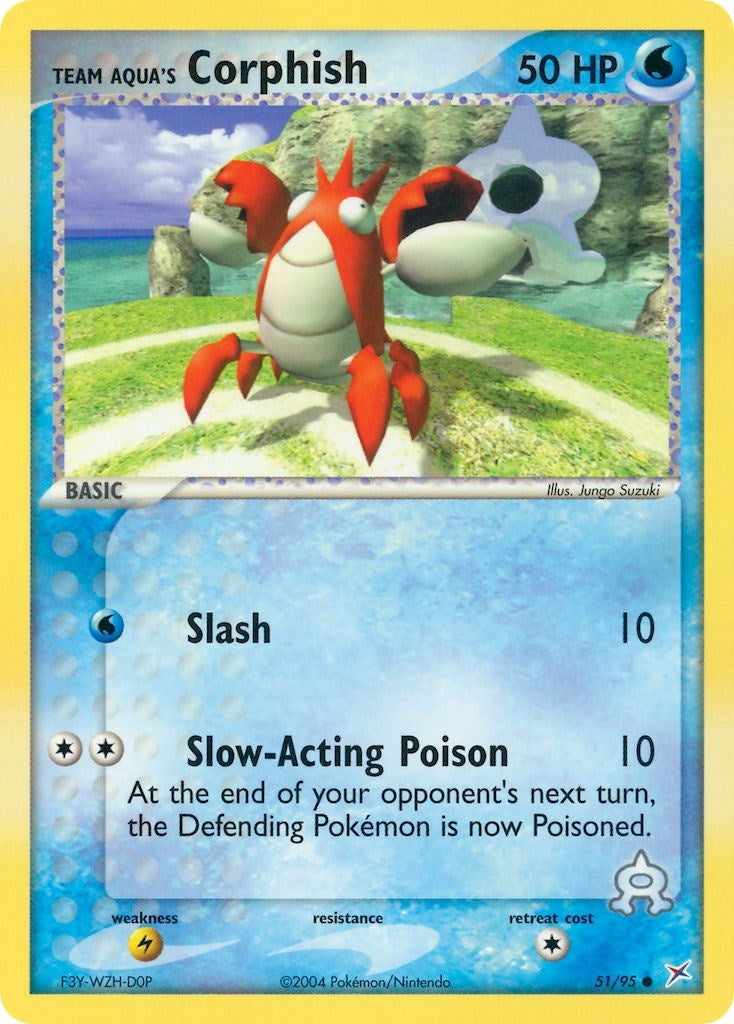 Image for Team Aqua's Corphish (51/95) (MA) - Pokemon