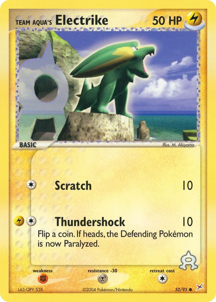 Image for Team Aqua's Electrike (52/95) (MA) - Pokemon