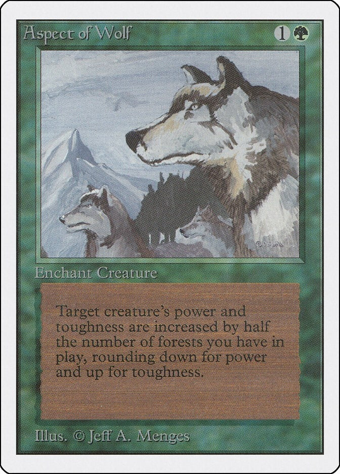 Image for Aspect of Wolf - Magic: The Gathering