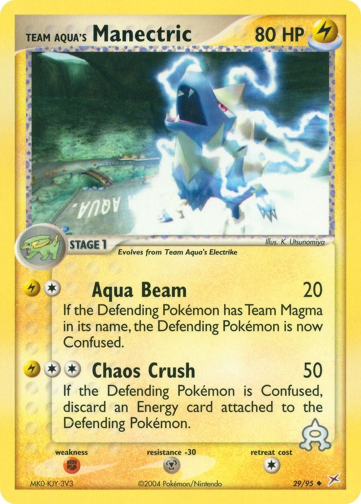Image for Team Aqua's Manectric (29/95) (MA) - Pokemon