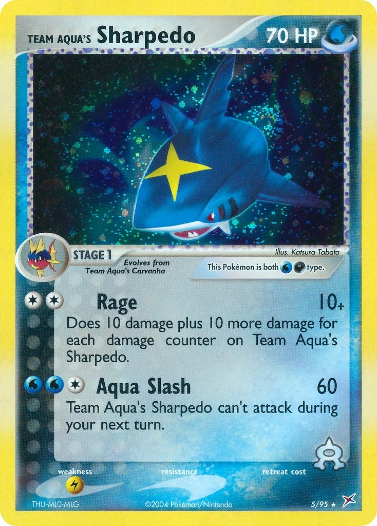 Image for Team Aqua's Sharpedo (5/95) (MA) - Pokemon