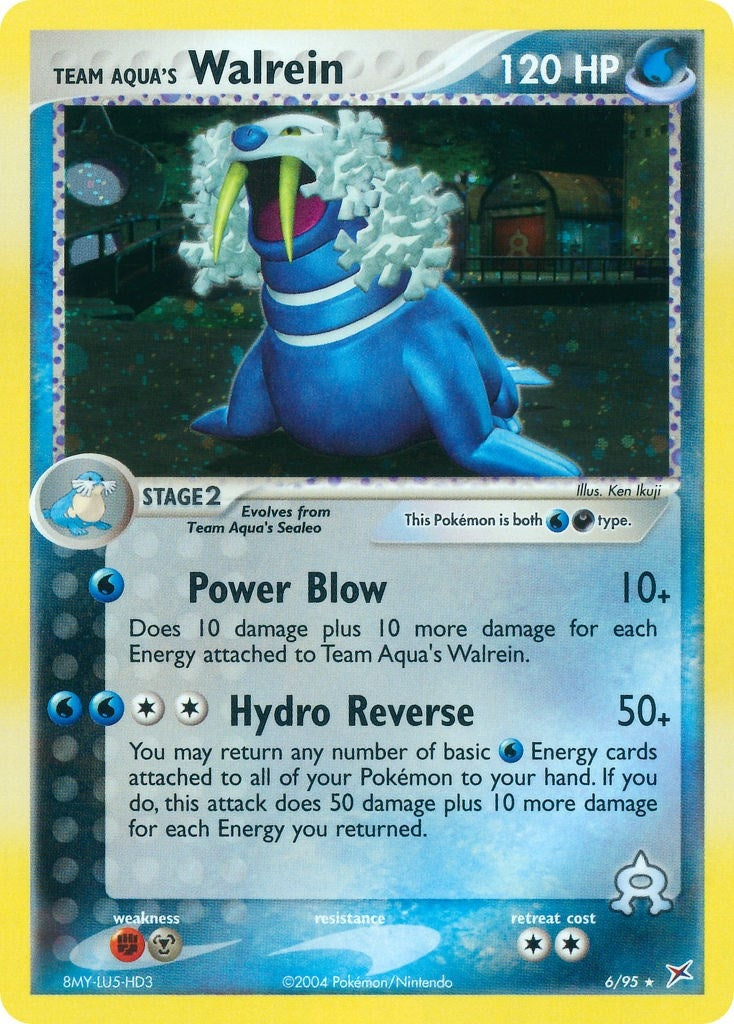 Image for Team Aqua's Walrein (6/95) (MA) - Pokemon