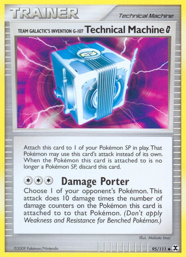 Image for Team Galactic's Invention G-107 Technical Mach. G (95/111) (RR) - Pokemon