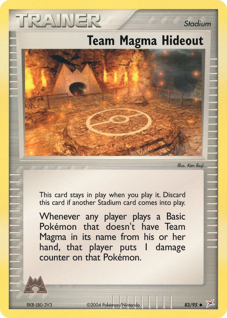 Image for Team Magma Hideout (83/95) (MA) - Pokemon