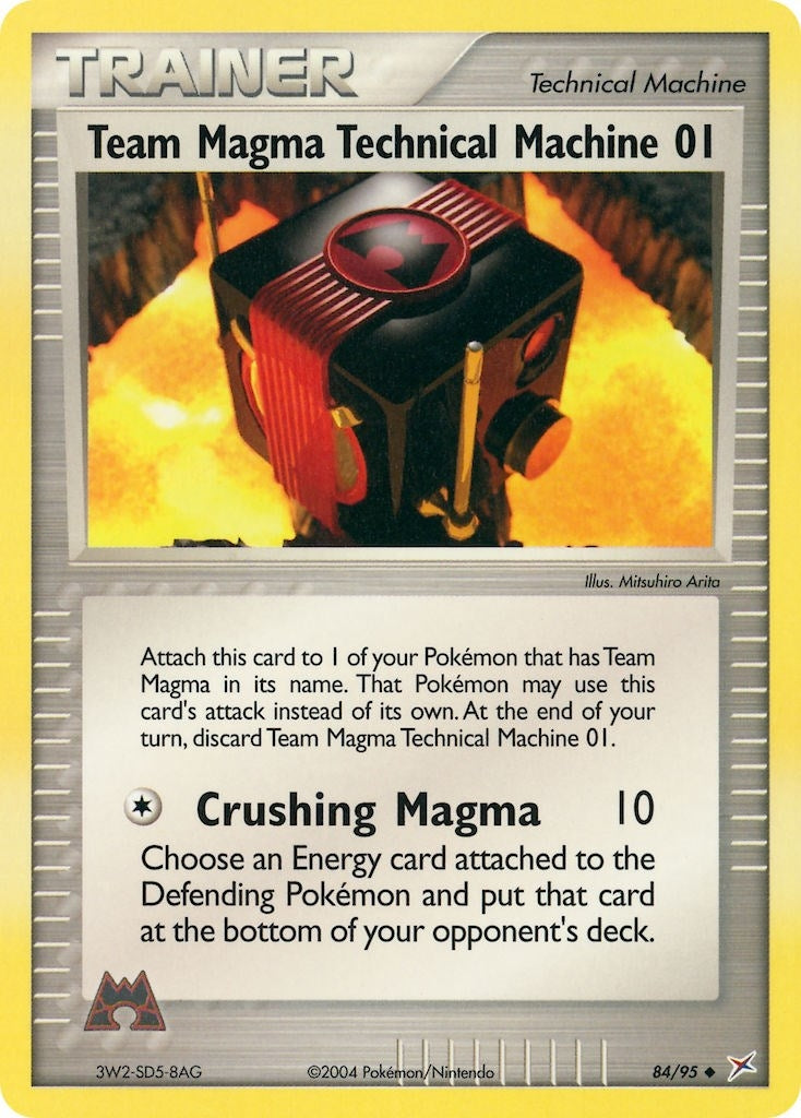 Image for Team Magma Technical Machine 01 (84/95) (MA) - Pokemon