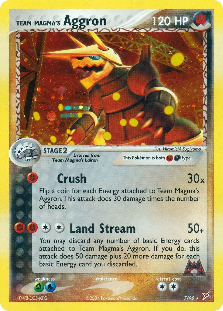 Image for Team Magma's Aggron (7/95) (MA) - Pokemon