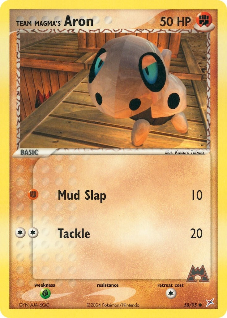 Image for Team Magma's Aron (58/95) (MA) - Pokemon