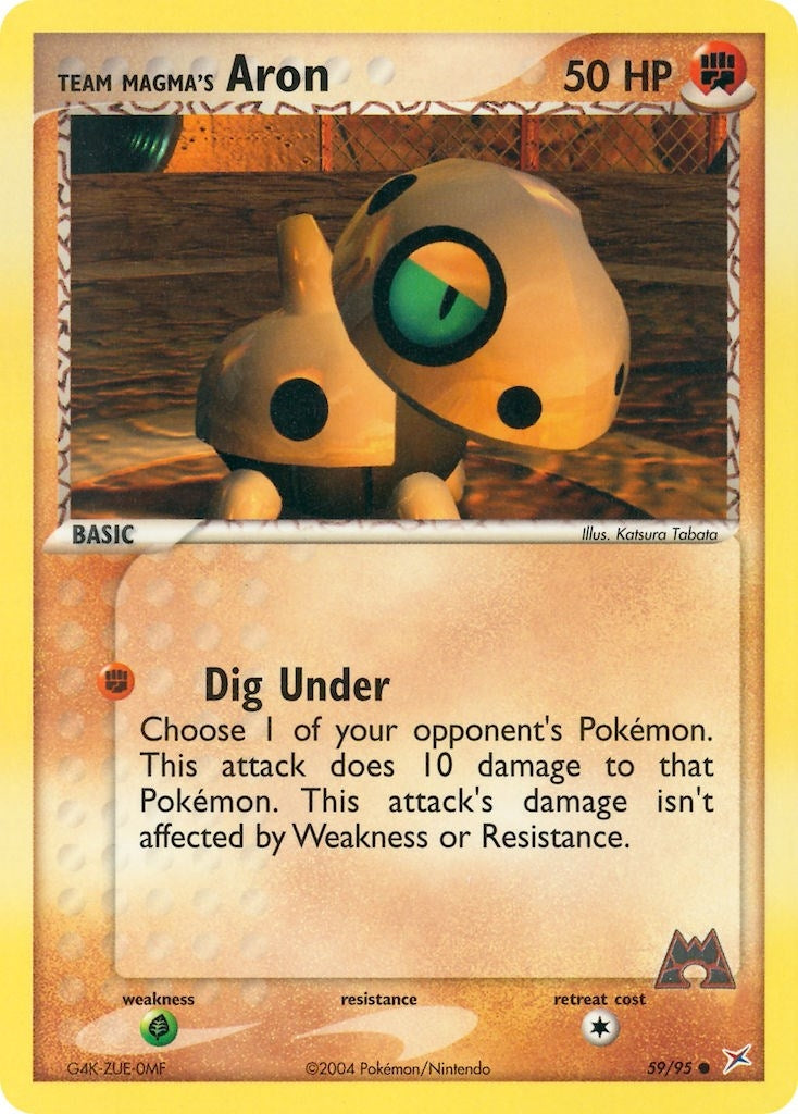 Image for Team Magma's Aron (59/95) (MA) - Pokemon