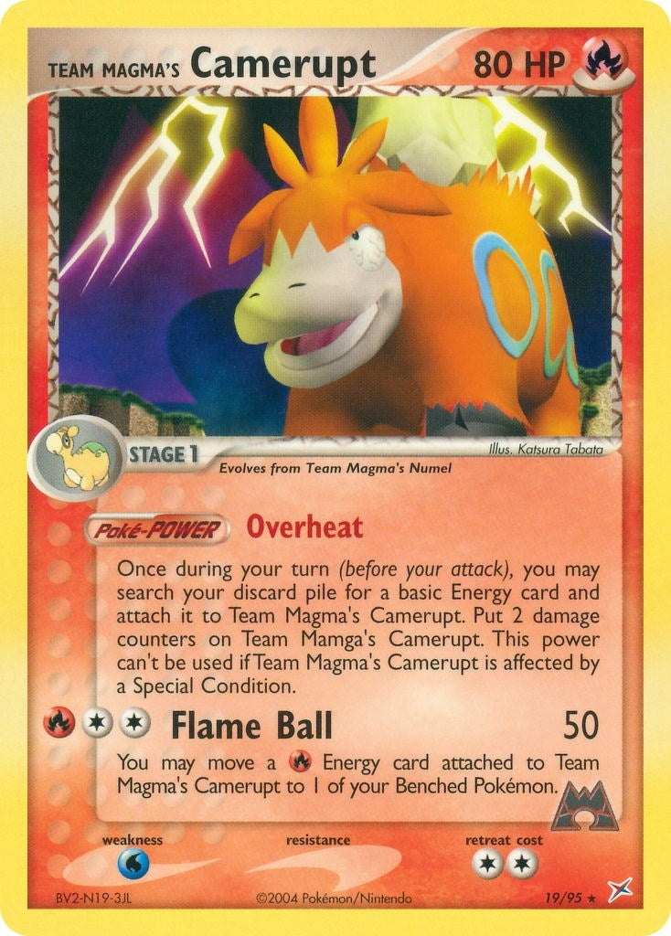 Image for Team Magma's Camerupt (19/95) (MA) - Pokemon