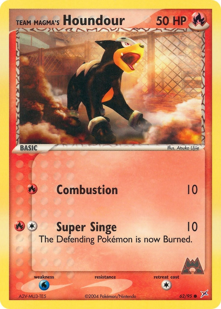 Image for Team Magma's Houndour (62/95) (MA) - Pokemon