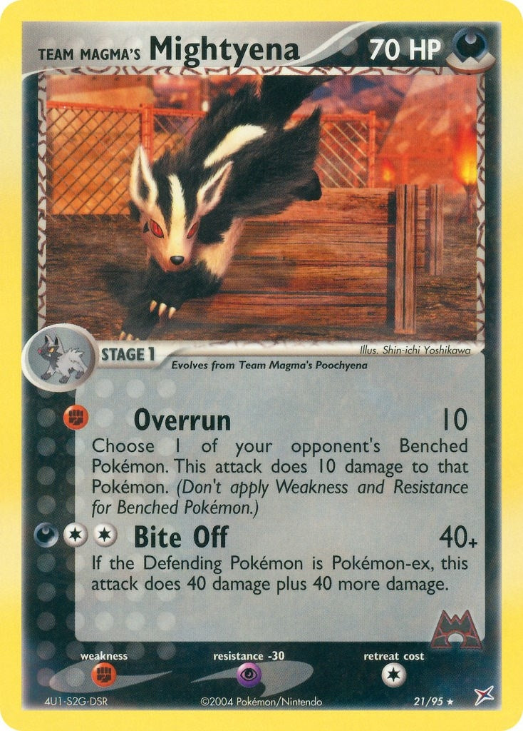 Image for Team Magma's Mightyena (21/95) (MA) - Pokemon