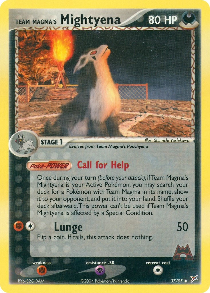 Image for Team Magma's Mightyena (37/95) (MA) - Pokemon