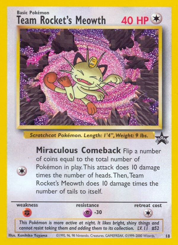 Image for Team Rocket's Meowth (18/53) (PR) - Pokemon