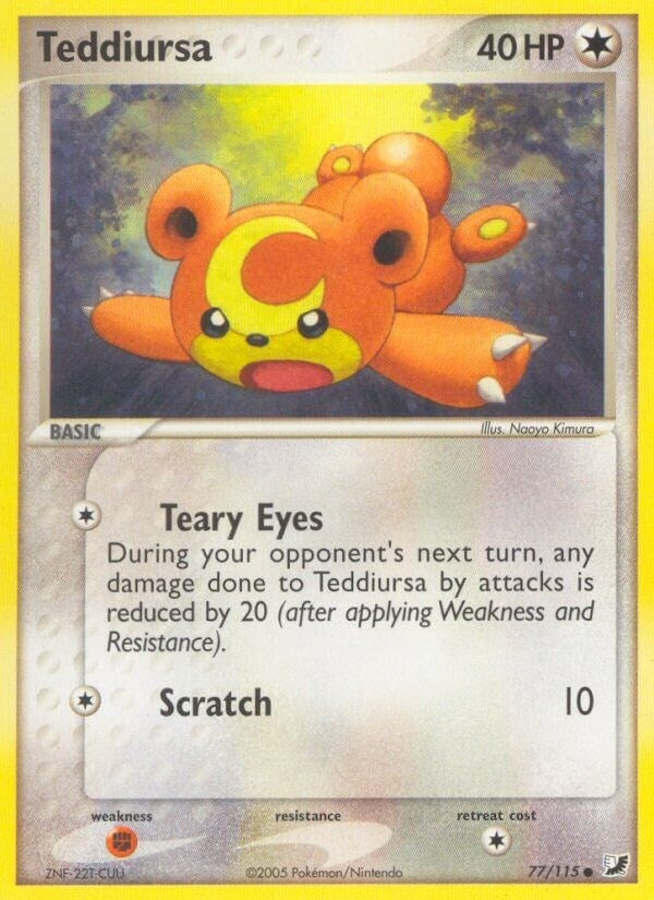 Image for Teddiursa (77/115) (UF) - Pokemon