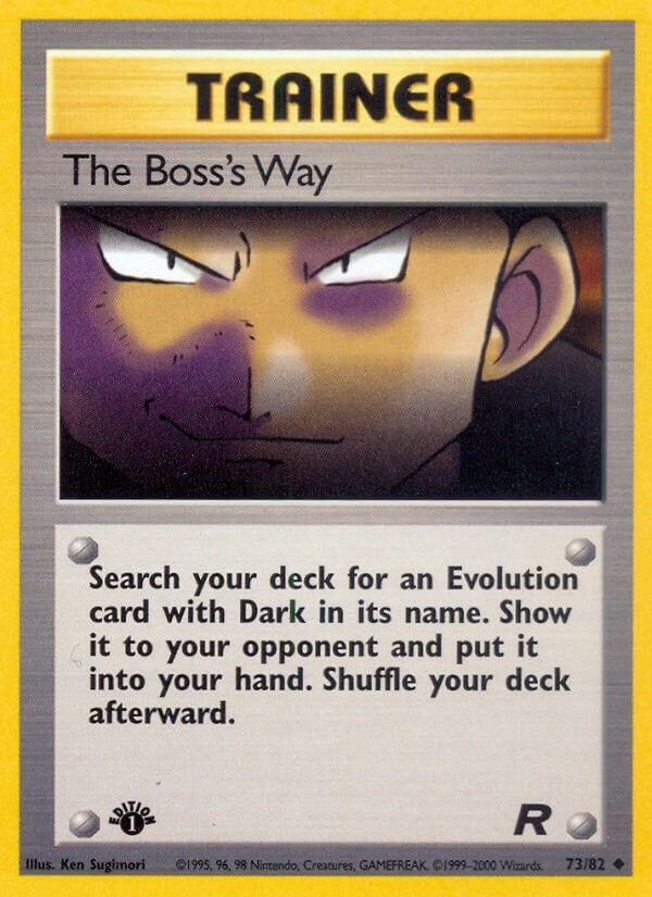 Image for The Boss's Way (73/82) (TR) - Pokemon