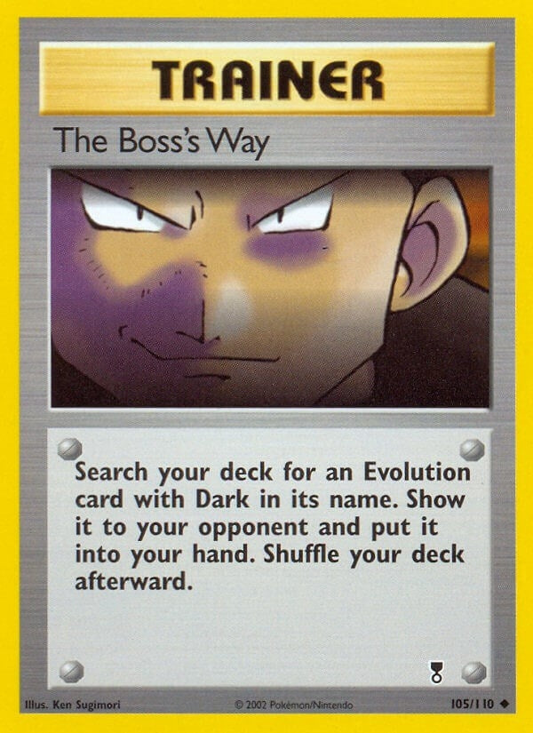Image for The Boss's Way (105/110) (LC) - Pokemon