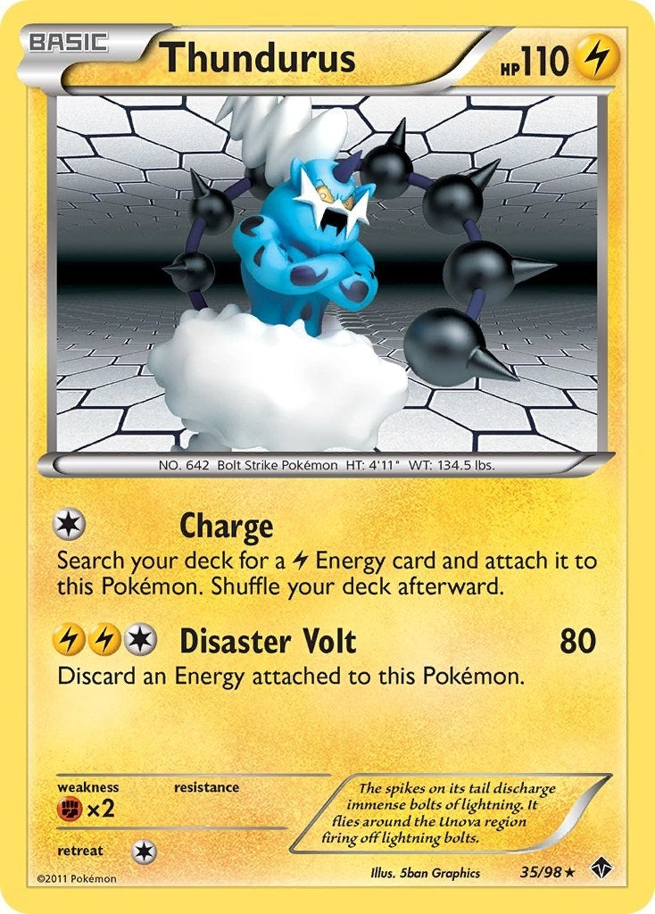 Image for Thundurus (35/98) (EPO) - Pokemon
