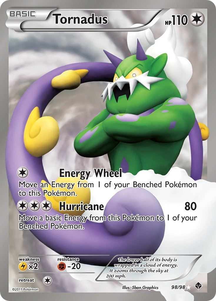 Image for Tornadus (98 Full Art) (98/98) (EPO) - Pokemon