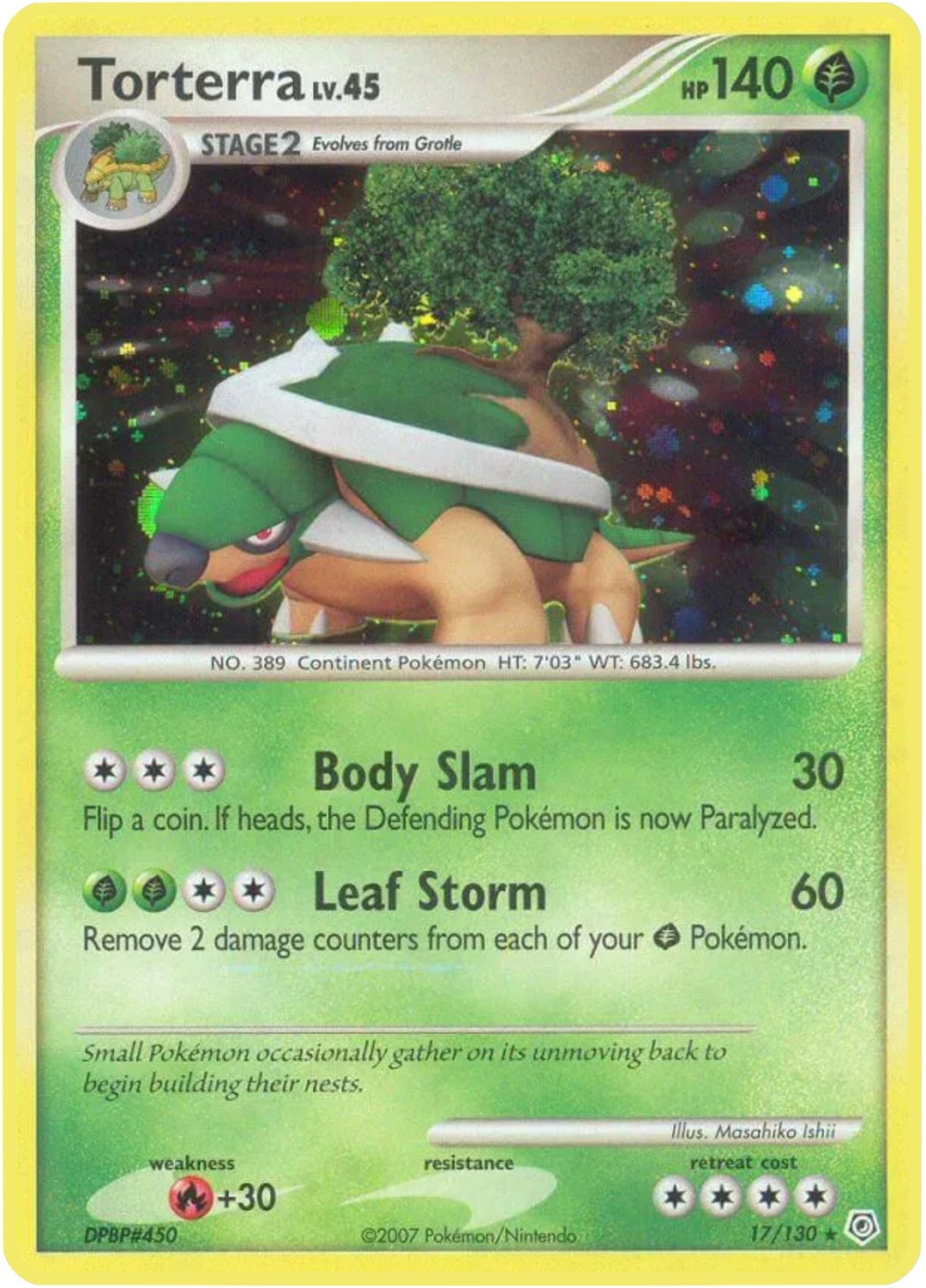 Image for Torterra (17/130) (DP) - Pokemon