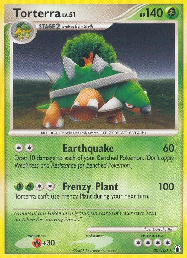 Image for Torterra (30/100) (MD) - Pokemon