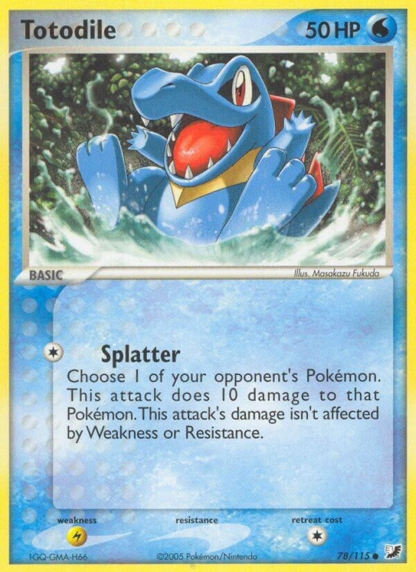 Image for Totodile (78/115) (UF) - Pokemon