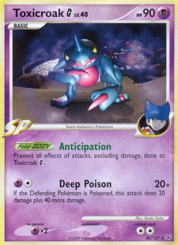 Image for Toxicroak G (40/127) (PL) - Pokemon