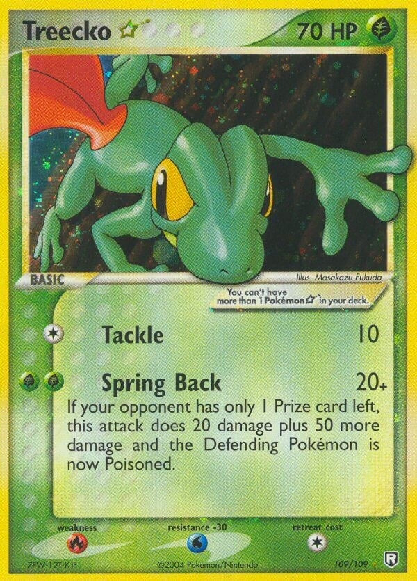 Image for Treecko Star (109/109) (RR) - Pokemon