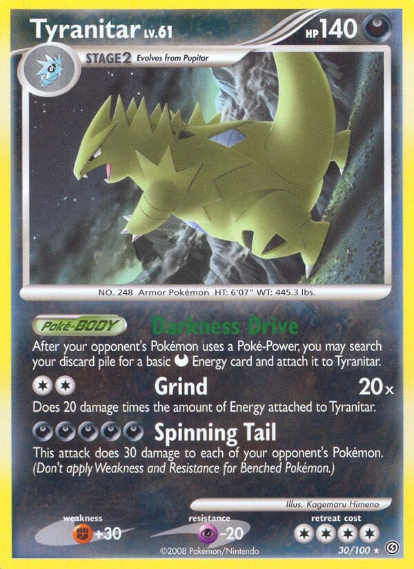 Image for Tyranitar (30/100) (SF) - Pokemon