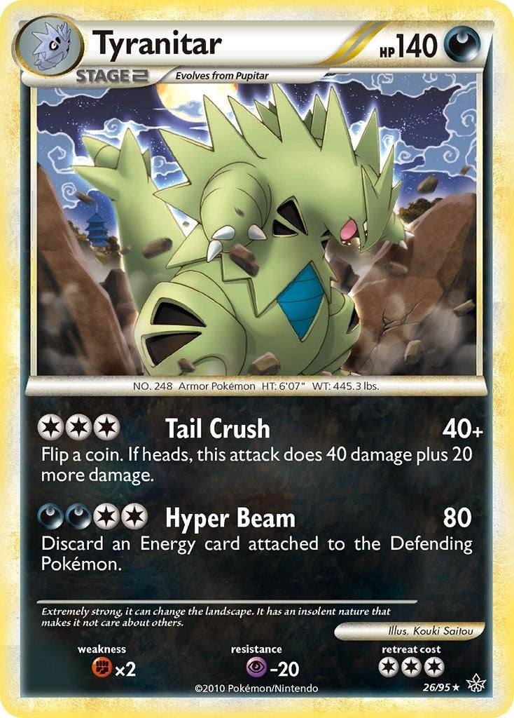 Image for Tyranitar (26/95) (UL) - Pokemon