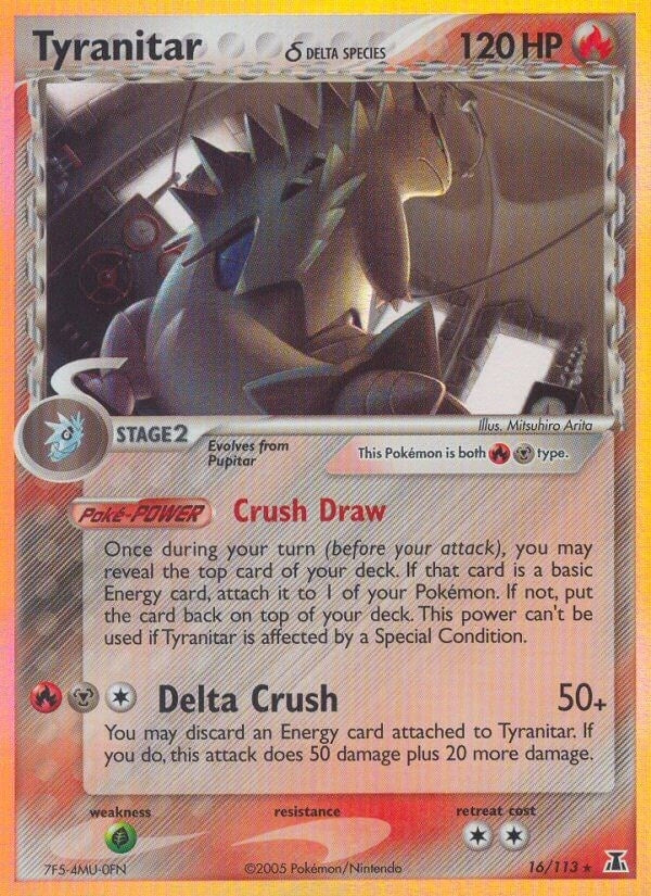 Image for Tyranitar (Delta Species) (16/113) (DS) - Pokemon