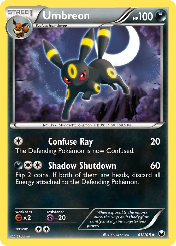 Image for Umbreon (61) (61/108) (DEX) - Pokemon
