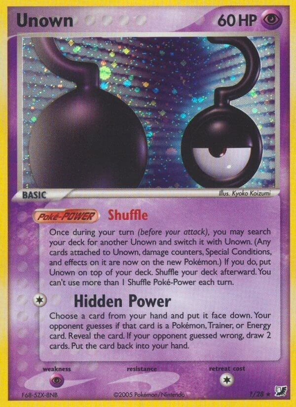 Image for Unown (?) (?/28) (UF) - Pokemon