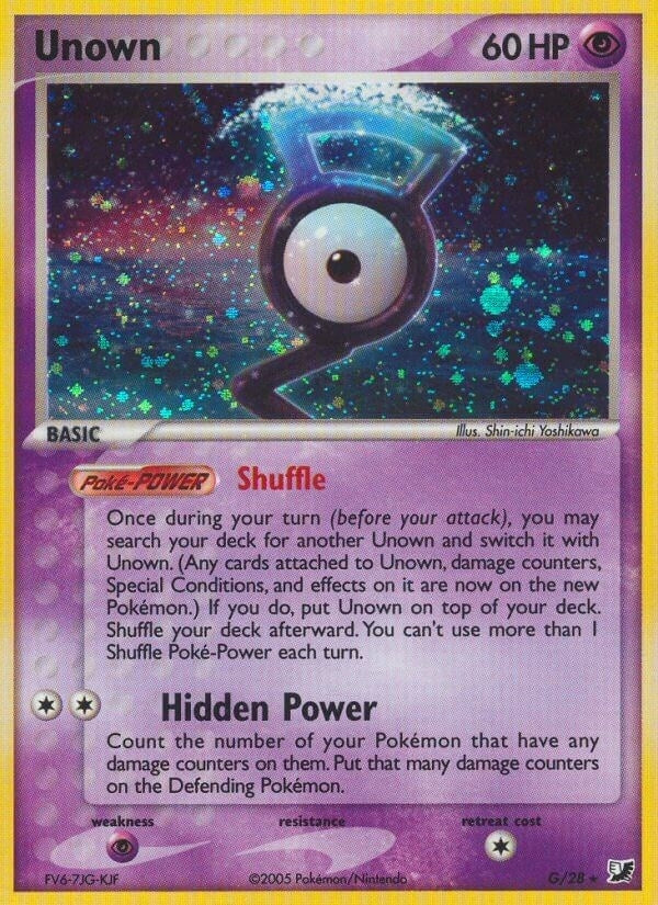 Image for Unown (G) (G/28) (UF) - Pokemon