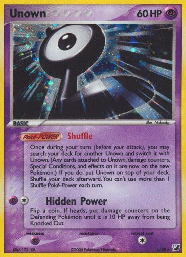 Image for Unown (L) (L/28) (UF) - Pokemon
