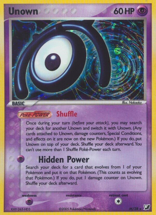 Image for Unown (M) (M/28) (UF) - Pokemon
