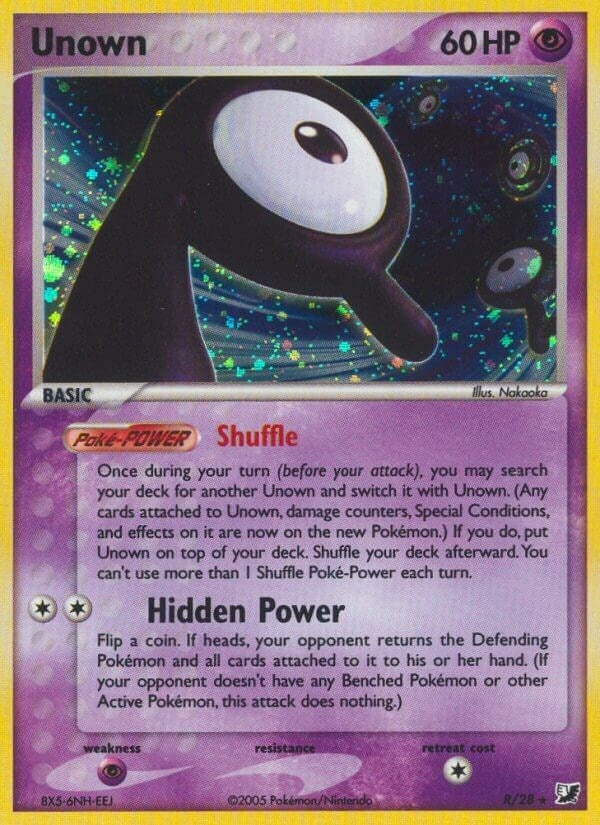 Image for Unown (R) (R/28) (UF) - Pokemon