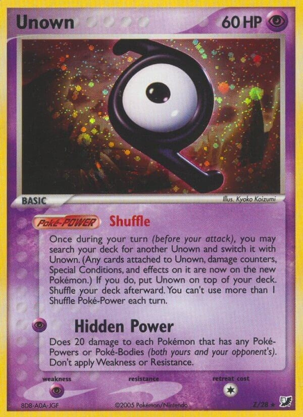 Image for Unown (Z) (Z/28) (UF) - Pokemon