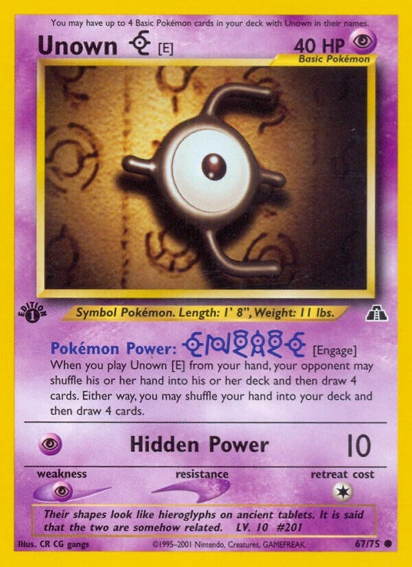 Image for Unown [E] (67/75) (N2) - Pokemon