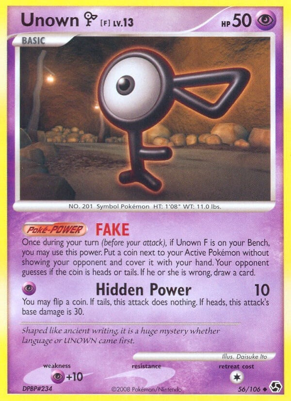 Image for Unown [F] (56/106) (GE) - Pokemon