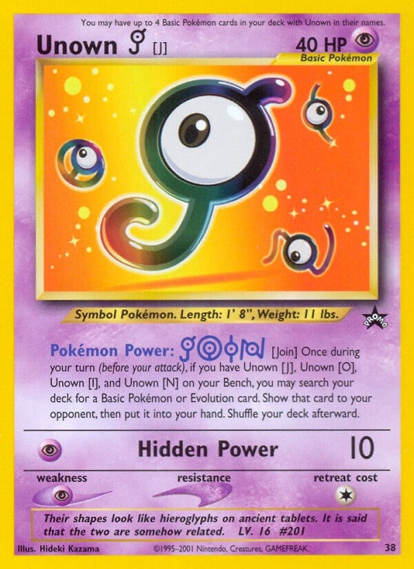 Image for Unown [J] (38/53) (PR) - Pokemon