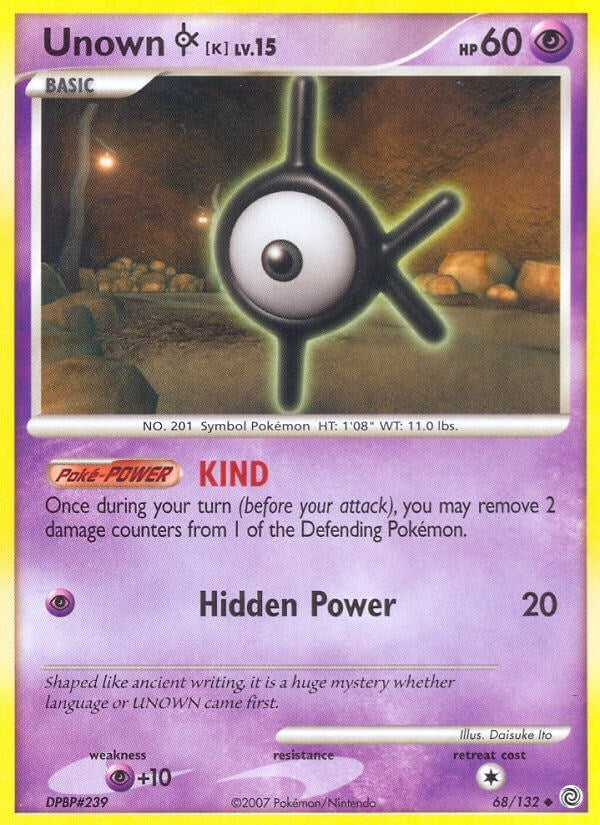 Image for Unown [K] (68/132) (SW) - Pokemon